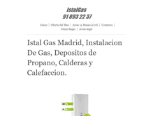 Tablet Screenshot of istalgas.com